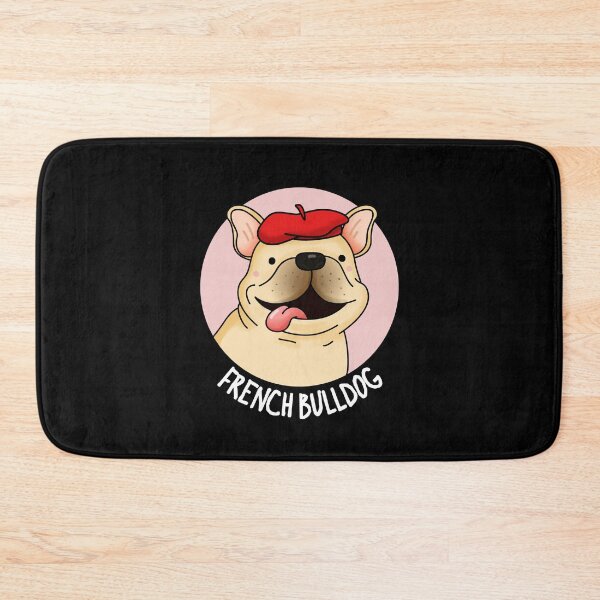 Item preview, French Bulldog Funny Dog Puns (Dark BG) designed and sold by punnybone.