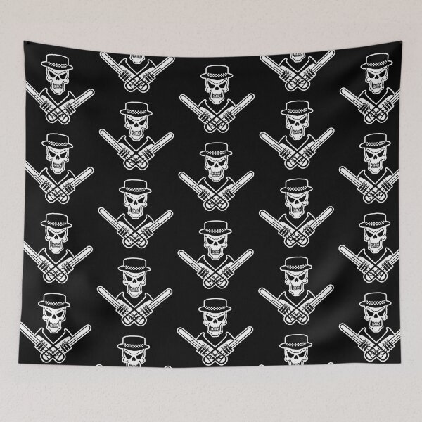 Item preview, Ska Skull and Crossed Trombones--Black and White designed and sold by SCHPiDAUU.