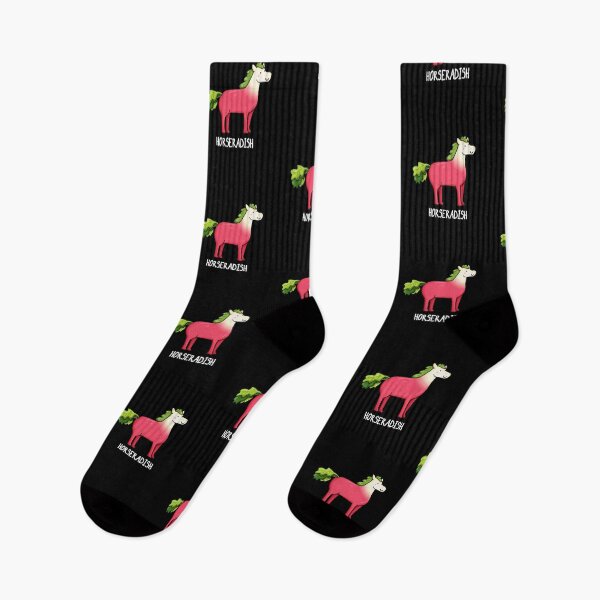 Item preview, Horseradish Funny Horse Puns (Dark BG) designed and sold by punnybone.