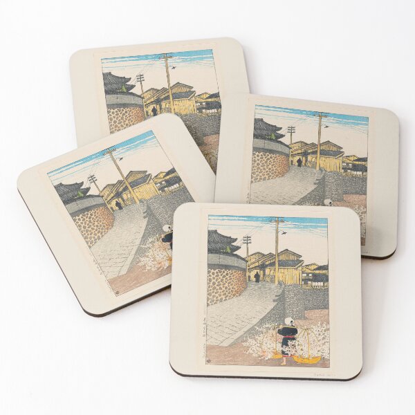 Item preview, Kawase Hasui  Kanaya-chô in Nagasaki (Nagasaki Kanaya-chô), from the series Selected Views of Japan (Nihon fûkei senshû) designed and sold by TeeARTHY.