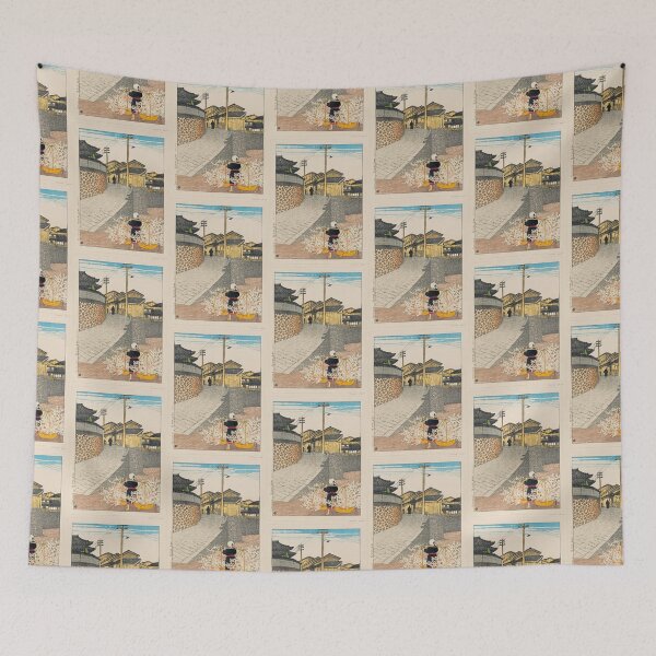 Item preview, Kawase Hasui  Kanaya-chô in Nagasaki (Nagasaki Kanaya-chô), from the series Selected Views of Japan (Nihon fûkei senshû) designed and sold by TeeARTHY.