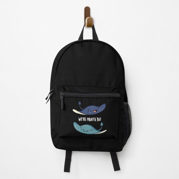 Item preview, We're Manta Be Funny Manta Ray Puns (Dark BG) designed and sold by punnybone.