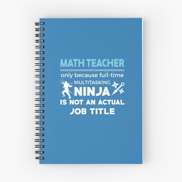 Item preview, Math Teacher But Not Ninja designed and sold by AlwaysAwesome.