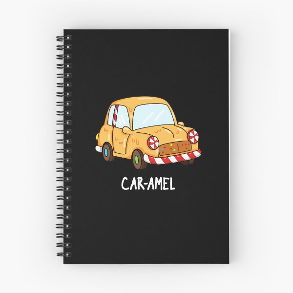 Item preview, Car-amel Funny Candy Car Puns (Dark BG) designed and sold by punnybone.