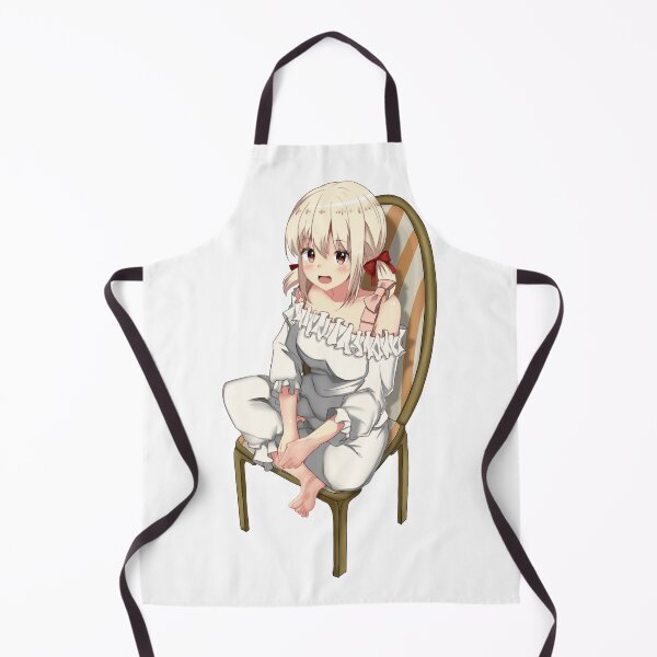 Item preview, Chisato Nishikigi Wearing Lounging Pajama Longuewear Sitting on the Chair | Lycoris Recoil designed and sold by Risumu.