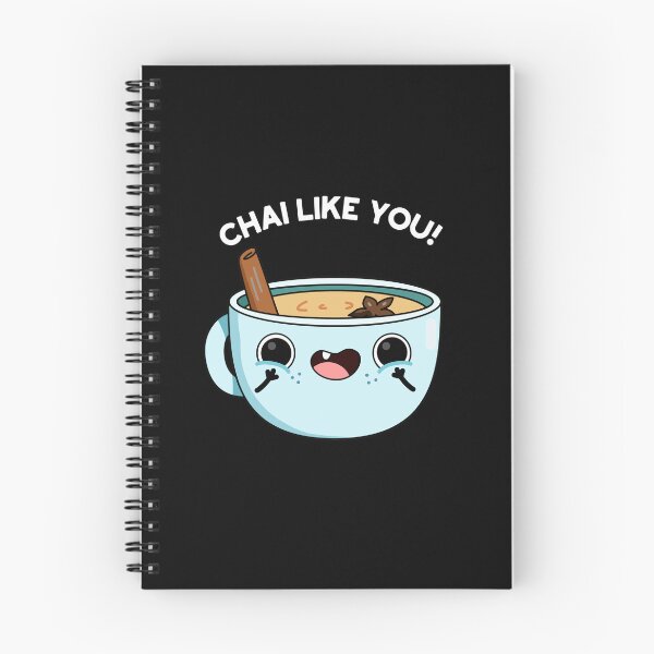 Item preview, Chai Like You Funny Tea Puns (Dark BG) designed and sold by punnybone.