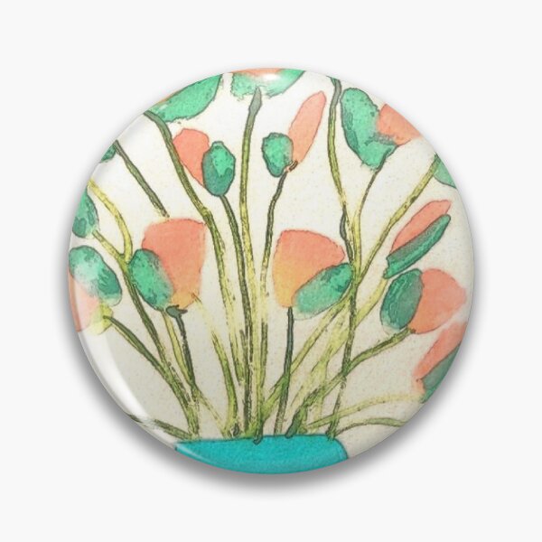 Item preview, Peachy floral arrangements in vase designed and sold by Tonyasartprints.