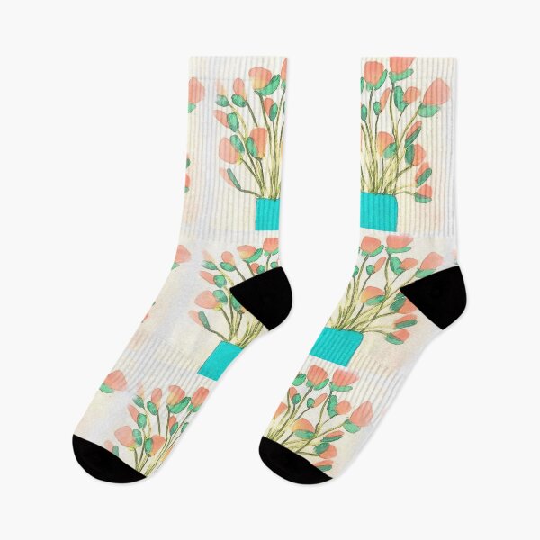 Item preview, Peachy floral arrangements in vase designed and sold by Tonyasartprints.