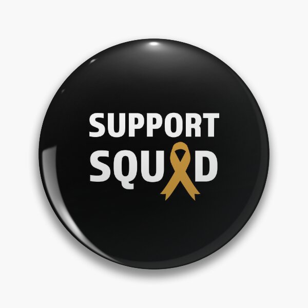 Item preview, Support Squad, Childhood Cancer awareness designed and sold by BlueDiamond-19.