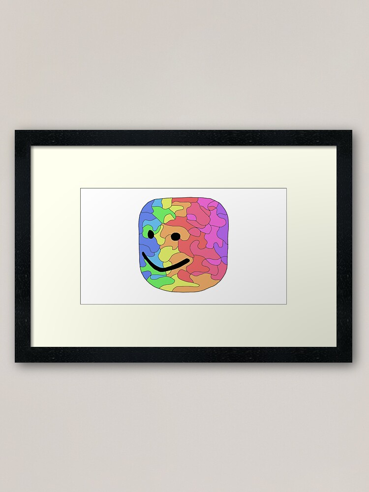 Roblox Oof Framed Art Print By Leo Redbubble - roblox logo painting