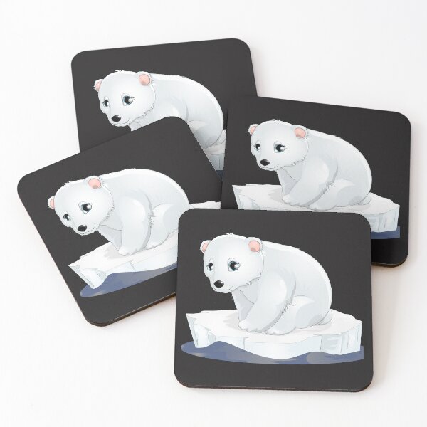 Item preview, sad polar bear  designed and sold by EROUISE.