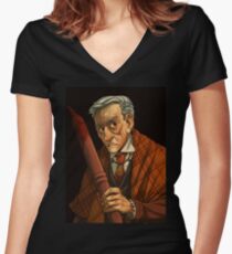 Peter Vincent, Vampire Killer Women's Fitted V-Neck T-Shirt