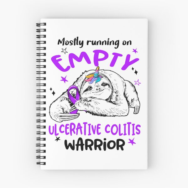 Item preview, Mostly running on Empty Ulcerative Colitis Warrior designed and sold by ElizabethS809.
