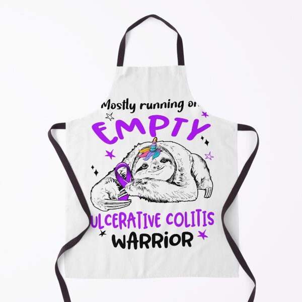 Item preview, Mostly running on Empty Ulcerative Colitis Warrior designed and sold by ElizabethS809.