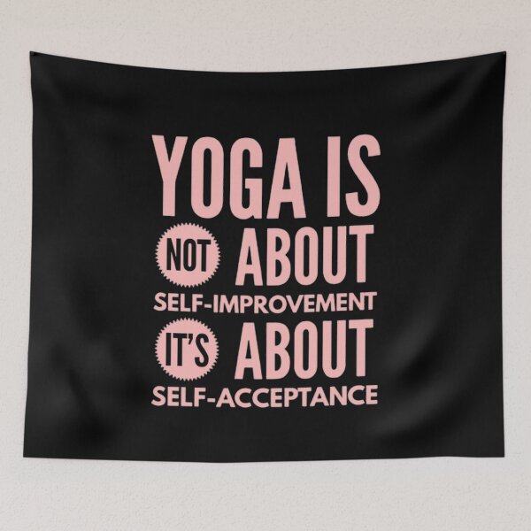 Item preview, Yogi is not about self-improvement it's about self-acceptance designed and sold by Hammy97.