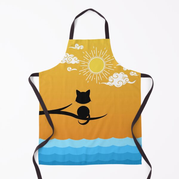 Item preview, Semicolon Cat Watching Sunrise designed and sold by SimplyMe-Plus.