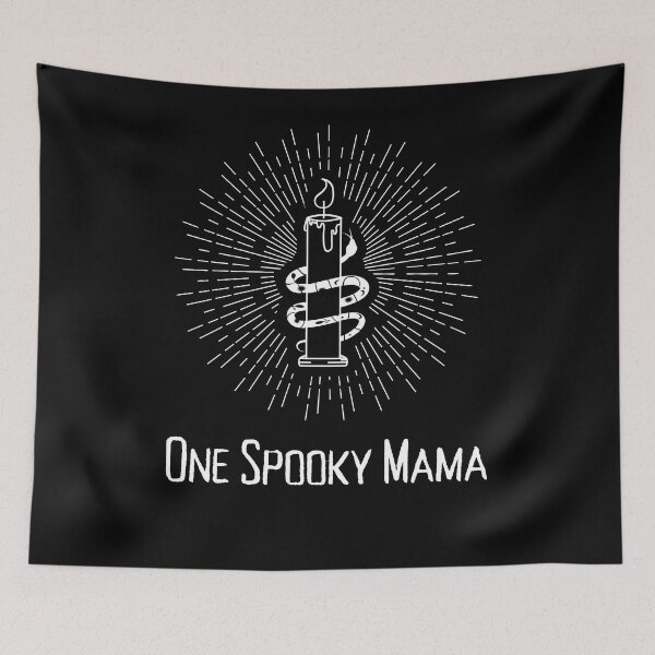 Item preview, One Spooky Mama T-Shirt With A Candle And Snake To Show Fun Halloween Spirit If You Are A Mom Or Women designed and sold by House-Of-Pinto.