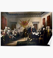 Signing The Declaration Of Independence Poster