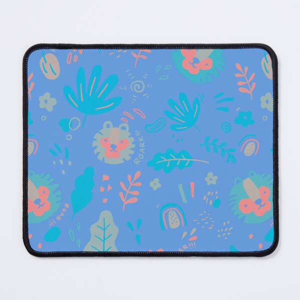 Item preview, Colorful Cute Tiger Animal Pattern Illustration designed and sold by unraven.