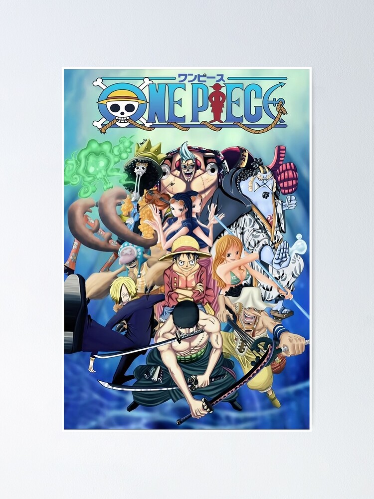 One Piece Characters Anime Poster