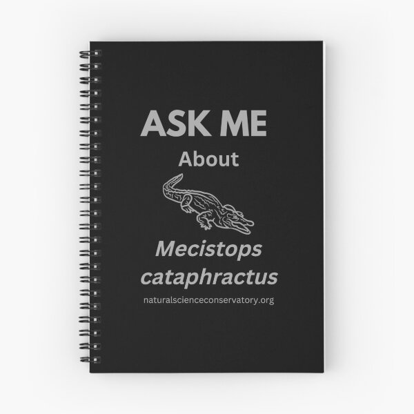 Item preview, Ask Me About Mecistops cataphractus (Slender-snouted Crocodile) designed and sold by Discovered.