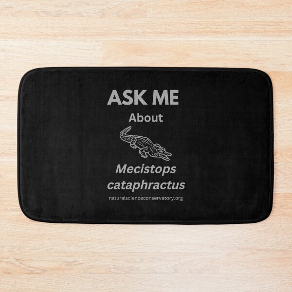 Item preview, Ask Me About Mecistops cataphractus (Slender-snouted Crocodile) designed and sold by Discovered.