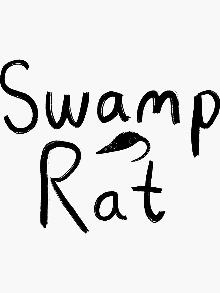 "Swamp Rat" Sticker for Sale by pocketurtle Redbubble