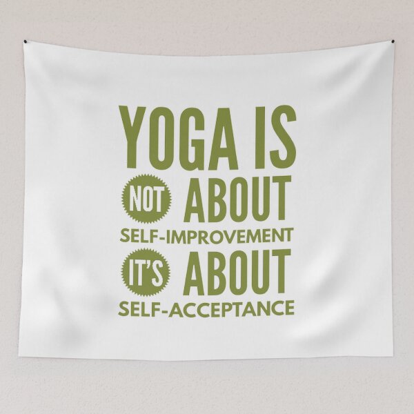 Item preview, Yogi is not about self-improvement it's about self-acceptance designed and sold by Hammy97.