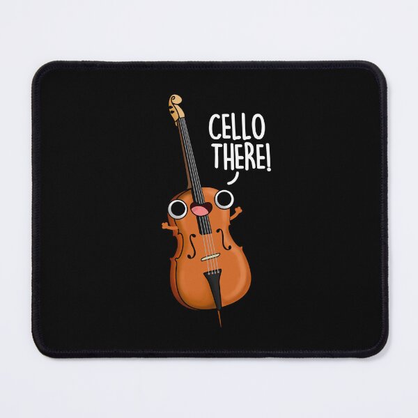 Item preview, Cello There Funny Music Puns (Dark BG) designed and sold by punnybone.