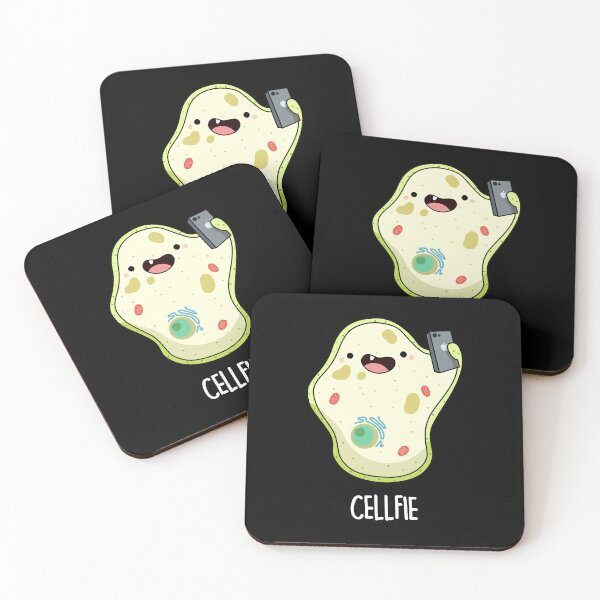 Item preview, Cellfie Funny Biology Puns (Dark BG) designed and sold by punnybone.