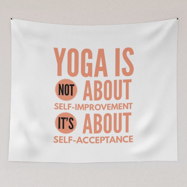 Item preview, Yogi is not about self-improvement it's about self-acceptance designed and sold by Hammy97.