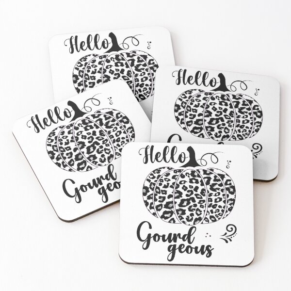 Item preview, Hello Gourdgeous Pretty Leopard Print Fall Pumpkin designed and sold by PearlMoonGrapes.