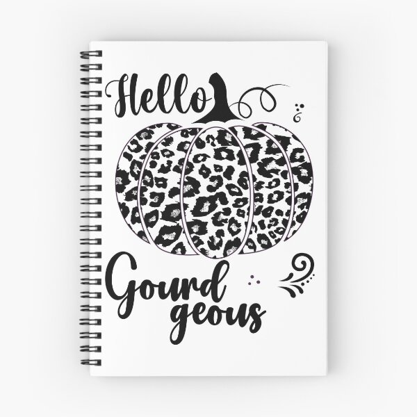Item preview, Hello Gourdgeous Pretty Leopard Print Fall Pumpkin designed and sold by PearlMoonGrapes.