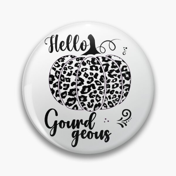 Item preview, Hello Gourdgeous Pretty Leopard Print Fall Pumpkin designed and sold by PearlMoonGrapes.