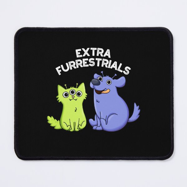 Item preview, Extra Furrestrials Funny Alien Puns (Dark BG) designed and sold by punnybone.