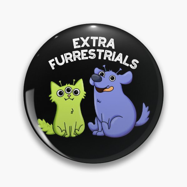 Item preview, Extra Furrestrials Funny Alien Puns (Dark BG) designed and sold by punnybone.