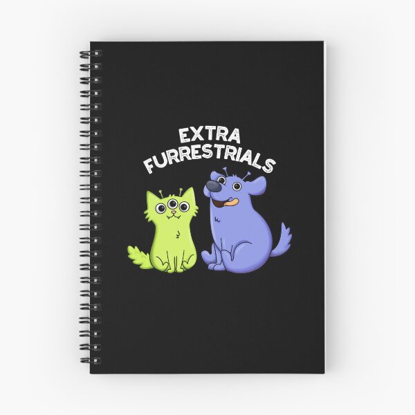 Item preview, Extra Furrestrials Funny Alien Puns (Dark BG) designed and sold by punnybone.