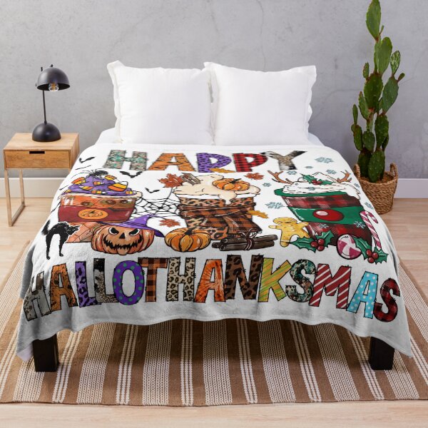 Artikelvorschau, Glückliches Hallothanksmas lustiges Feiertags-Geschenk-Halloween-Weihnachten entworfen und verkauft von Lii-Sun.