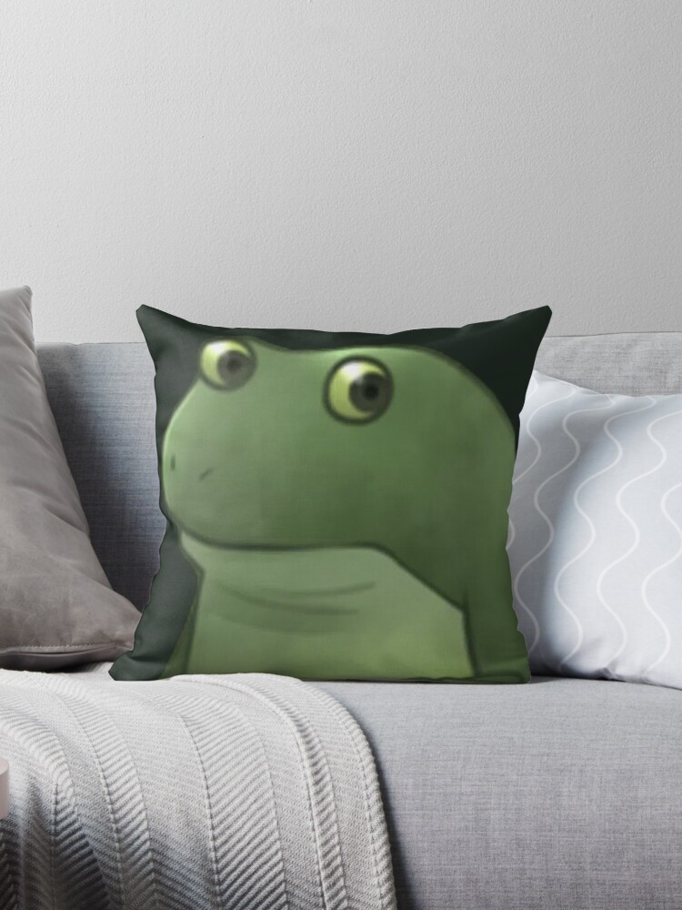 Worry frog Pillow for Sale by teshima