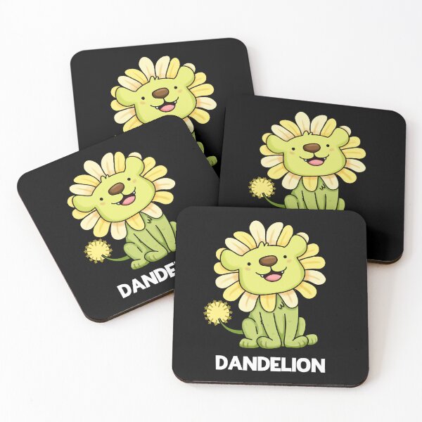 Item preview, Dandelion Funny Lion Puns (Dark BG) designed and sold by punnybone.