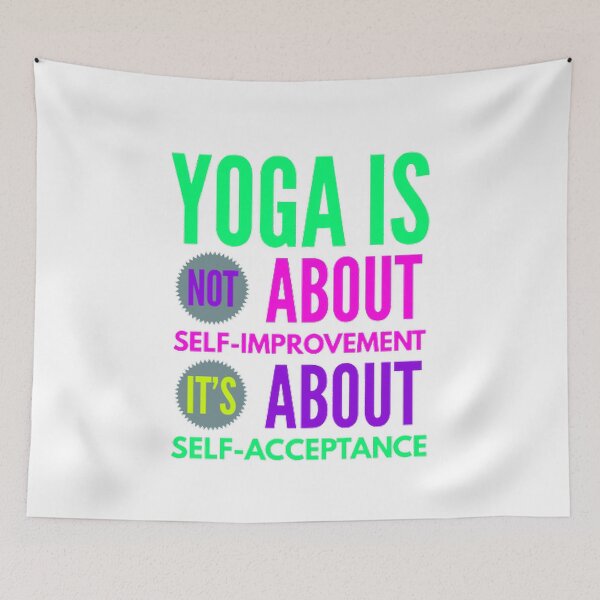 Item preview, Yogi is not about self-improvement it's about self-acceptance designed and sold by Hammy97.