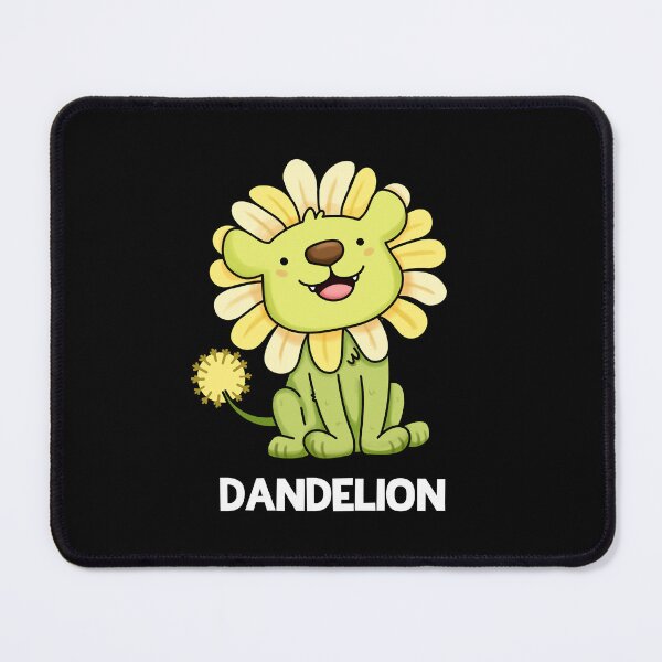 Item preview, Dandelion Funny Lion Puns (Dark BG) designed and sold by punnybone.