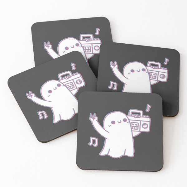 Item preview, Cute Ghost Dancing With Boombox Radio designed and sold by rustydoodle.
