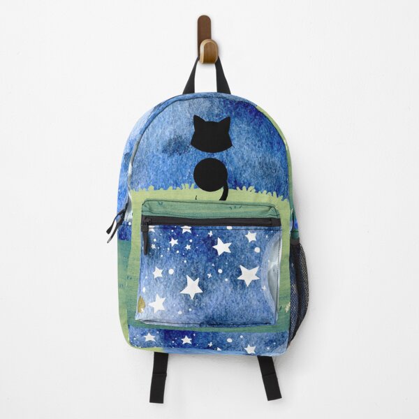 Item preview, Semicolon Cat Watching Night Sky designed and sold by SimplyMe-Plus.