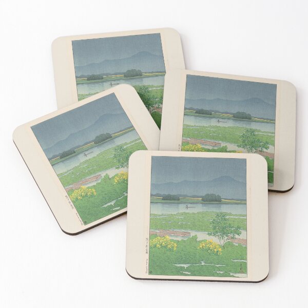 Item preview, Kawase Hasui  Lake Ezu in Kumamoto (Kumamoto Ezu-ko), from the series Selected Views of Japan (Nihon fûkei senshû) designed and sold by TeeARTHY.