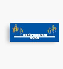 Contemporary Resort Canvas Print