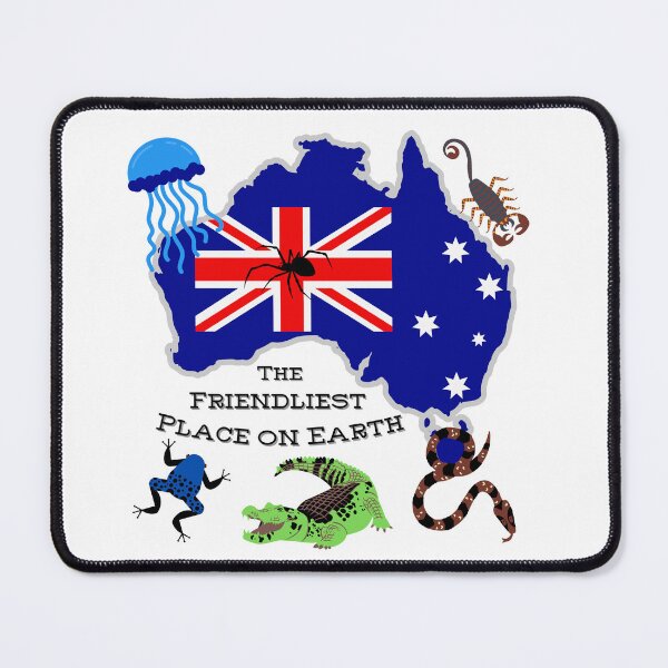 Item preview, Australia Animals Insects 'Friendliest Place on Earth' !! designed and sold by Down Downunder.