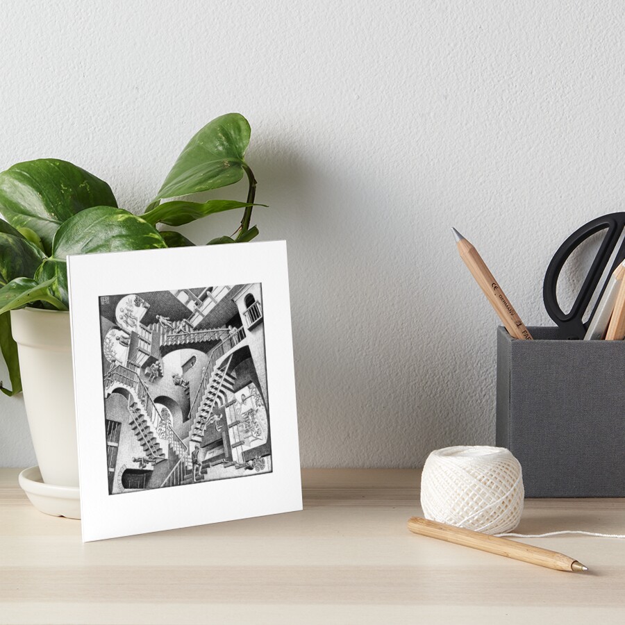 MC Escher Art Board Print