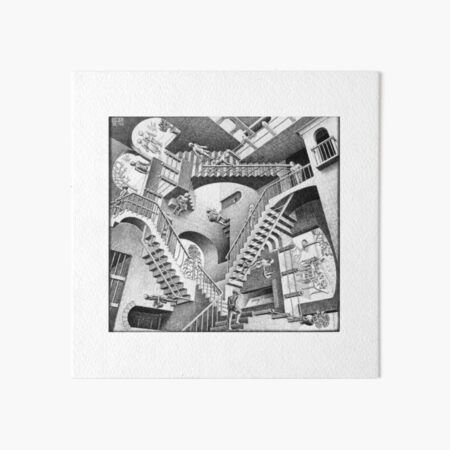 MC Escher Art Board Print
