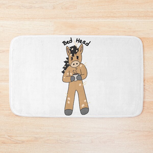 Item preview, Horse With Bed Head Covered In Hay And Shavings designed and sold by thepunchypoodle.